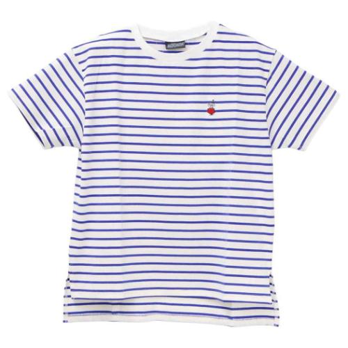 ムーミン Tシャツ ボーダー刺繍T-SHIRTS リトルミイ WHxBL 北欧