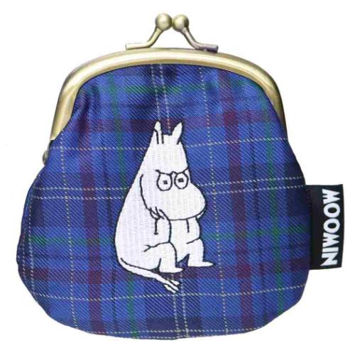 小銭入れ チェックジャガードがま口財布 ムーミン ワタナベ 北欧 小物入れ