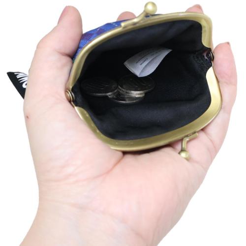 小銭入れ チェックジャガードがま口財布 ムーミン ワタナベ 北欧 小物入れ