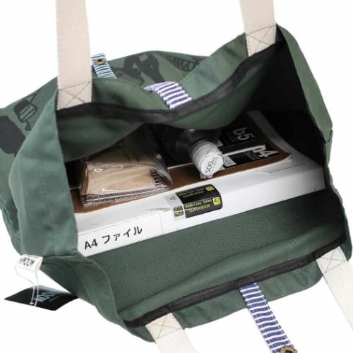 ムーミン キャラクター エコバッグ ポータブルトート スナフキン 北欧