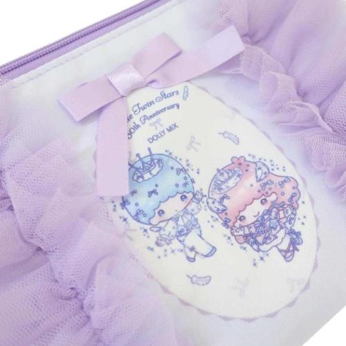 リトルツインスターズ フリル舟形ティッシュポーチ サンリオ ミニポーチ キャラクター DollyMix ワタナベ