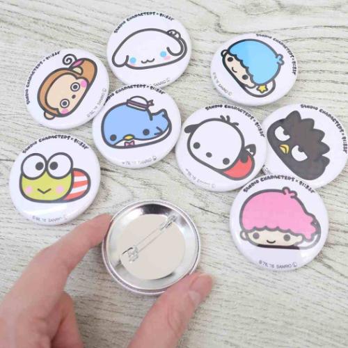 ポチャッコ カンバッジ 缶バッジ SANRIO CHARACTERS x もにまるず