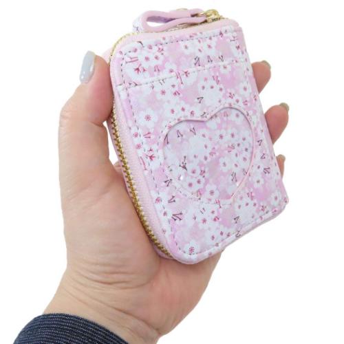 レディース財布 パス付ミニワレット 和02 ハローキティ 桜和傘 サンリオ ヤスダ通商 ギフト おしゃれ
