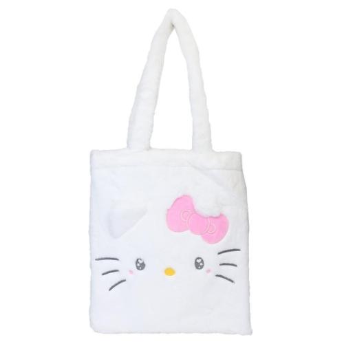 ハローキティ グッズ トートバッグ キャラクター KTダイカットファー