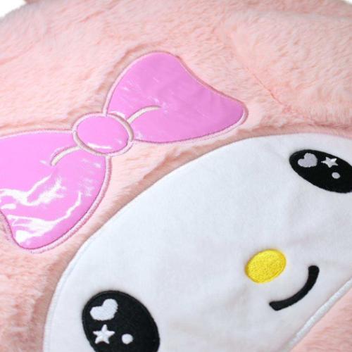 マイメロディ サンリオ キャラクター 手提げかばん ダイカットファー