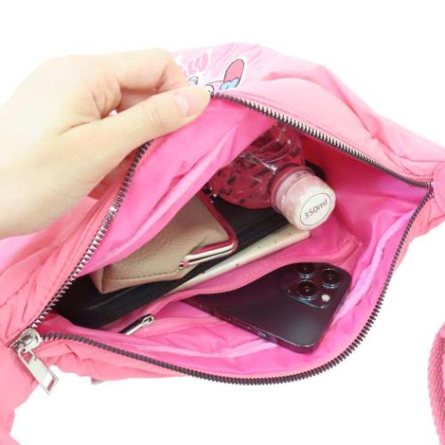 ショルダーバッグ 刺繍ラウンドショルダーバッグ サンリオ マイ