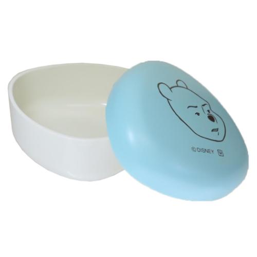 くまのプーさん グッズ お弁当箱 キャラクター 漆器おにぎりケース Funny Faces 青 ディズニー