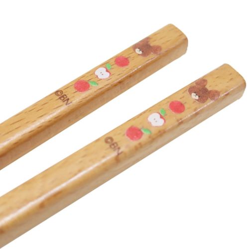 くまのがっこう 木製菜箸 とり箸 アップルガール ジャッキー 絵本キャラクター｜cinemacollection｜02