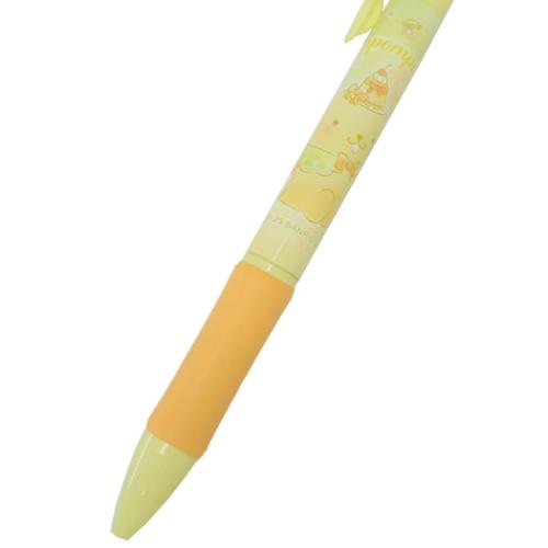 ポムポムプリン グッズ 黒赤青3色ボールペン キャラクター 3色