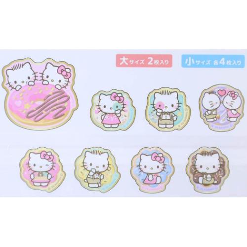 ハローキティ グッズ フレークシール キャラクター ダイカットミニ