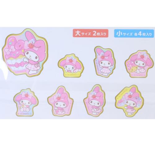 マイメロディ フレークシール ダイカットミニシール ファンシー