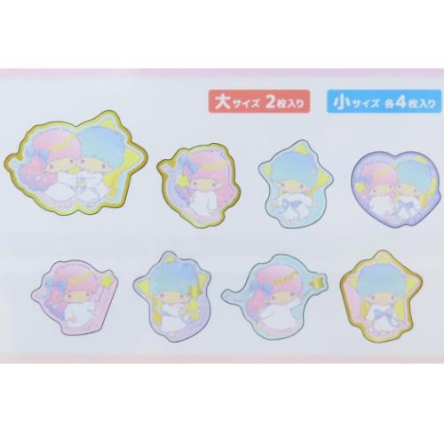 リトルツインスターズ フレークシール ダイカットミニシール サンリオ