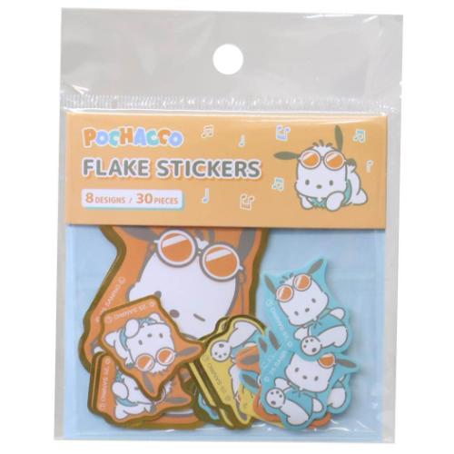 ポチャッコ サンリオ キャラクター フレークシール ダイカットミニシール レトロキュートカデン