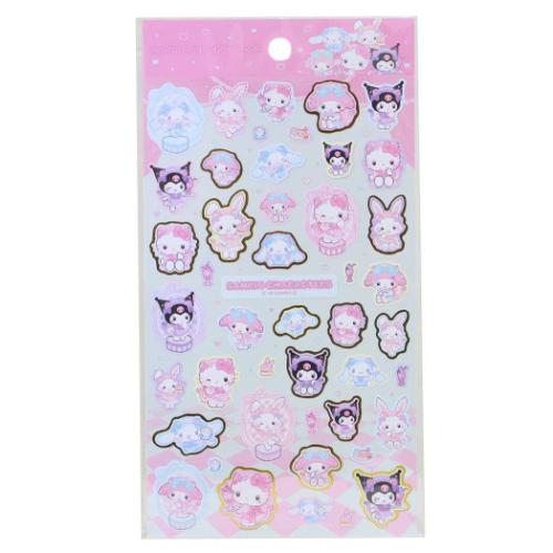 sanrio（サンリオ） シールシート サンリオキャラクターズ 箔押し