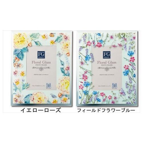 写真立て フォトフレーム FGデザイン フラワー ローズ ボタニカル トロピカル ハーブ ユーパワー 16×20cm お洒落 ギフト インテリア 雑貨