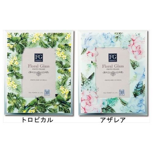 写真立て フォトフレーム FGデザイン フラワー ローズ ボタニカル トロピカル ハーブ ユーパワー 16×20cm お洒落 ギフト インテリア 雑貨