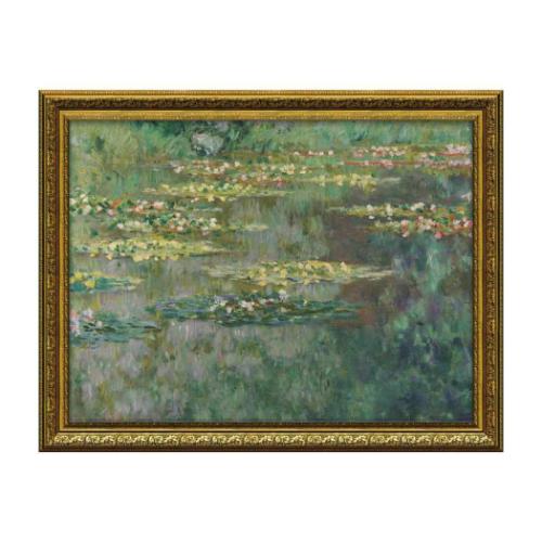 名画 モネ ミュージアムアートシリーズ 睡蓮の池 MW-18074 フレーム付き