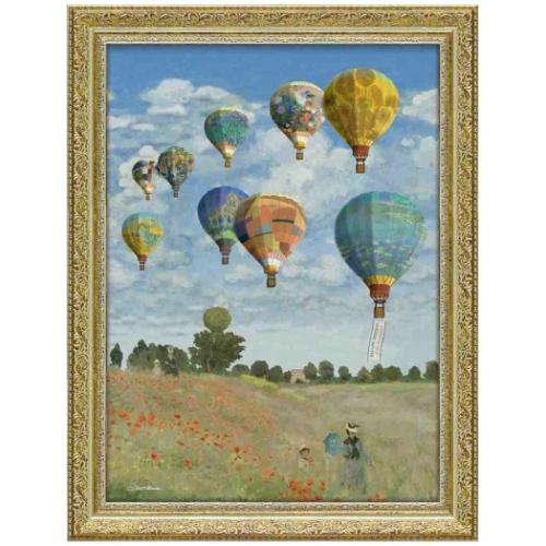 名画 白石 創多 オマージュアート 名画のバルーンフェスティバル SS-18004 爆買