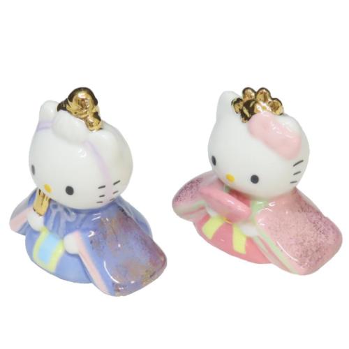 ハローキティ サンリオ キャラクター 雛人形 磁器製 ひな人形