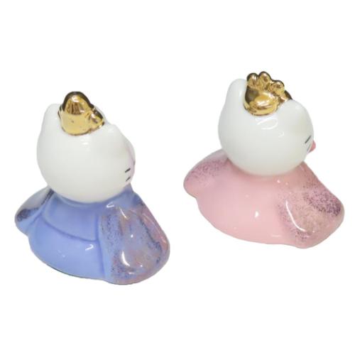 雛人形 磁器製 ひな人形 ハローキティ サンリオ 吉徳 コンパクトサイズ