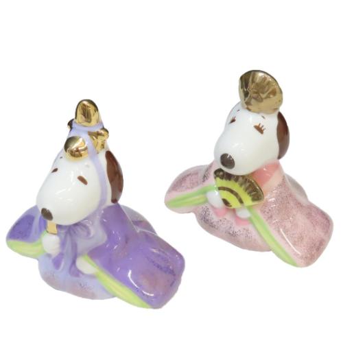 雛人形 磁器製 ひな人形 スヌーピー＆ベル ピーナッツ 吉徳 コンパクト