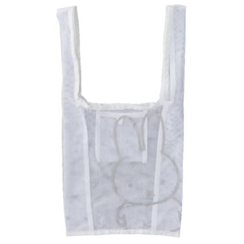 ミッフィー メッシュエコバッグ ディックブルーナ ショッピングバッグ 絵本キャラクター ホワイト