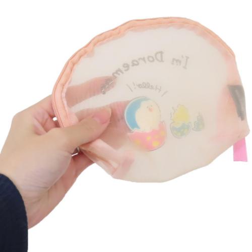 アイムドラえもん アニメキャラクター コスメポーチ シェル型メッシュポーチ M サンリオ