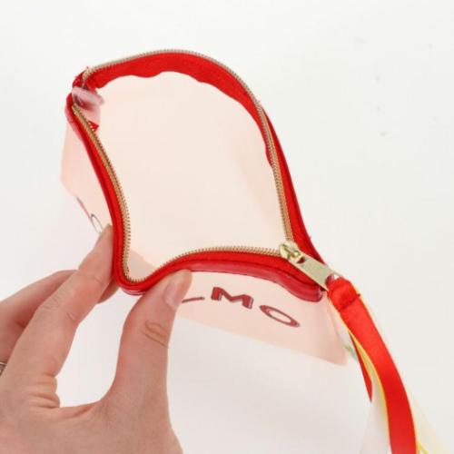 セサミストリート キャラクター ミニポーチ メッシュポーチミニ エルモ ゾーウィー