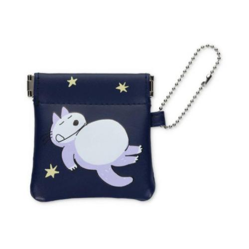 バネポーチ 11ぴきのねこ ミニポーチ 馬場のぼる ゾーウィー おなかいっぱい NV