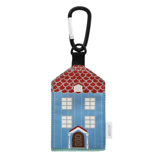 ムーミン 定期入れ 窓付きタイニーポーチ ムーミンやしき 北欧