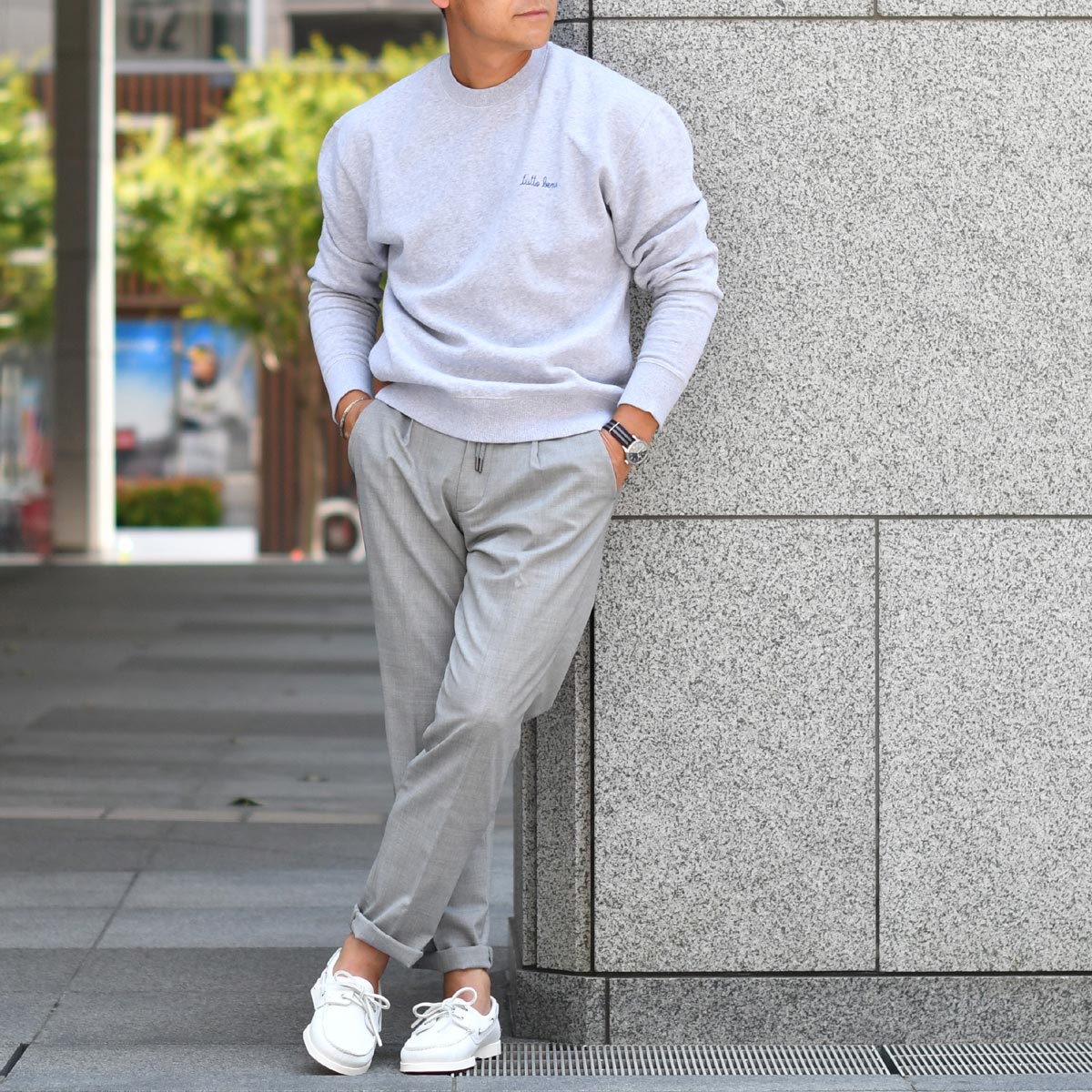 Maison Labiche【メゾン ラビッシュ】スウェット TUTTO BENE GRAY