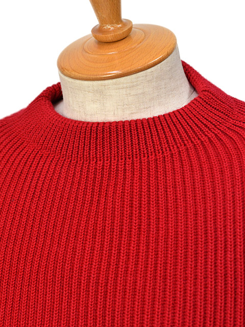 ANDERSEN-ANDERSEN【アンデルセンアンデルセン】クルーネックニット CREW NECK RED ウール レッド