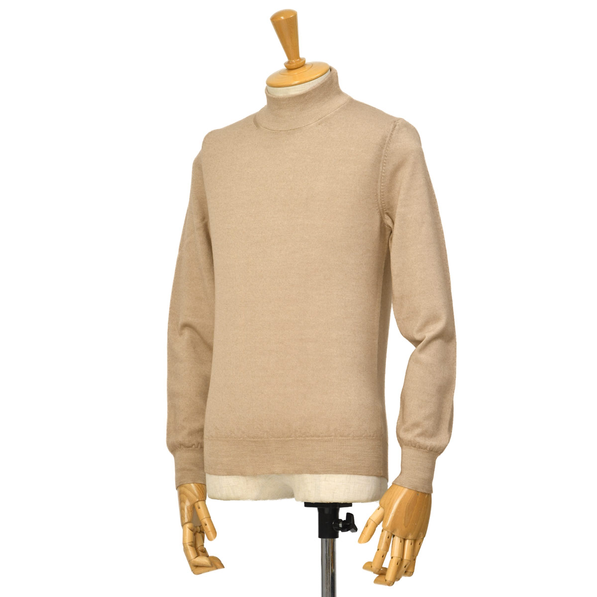 BAFY（バフィー） BAFY【バフィー】ハイゲージモックネックニット 14G