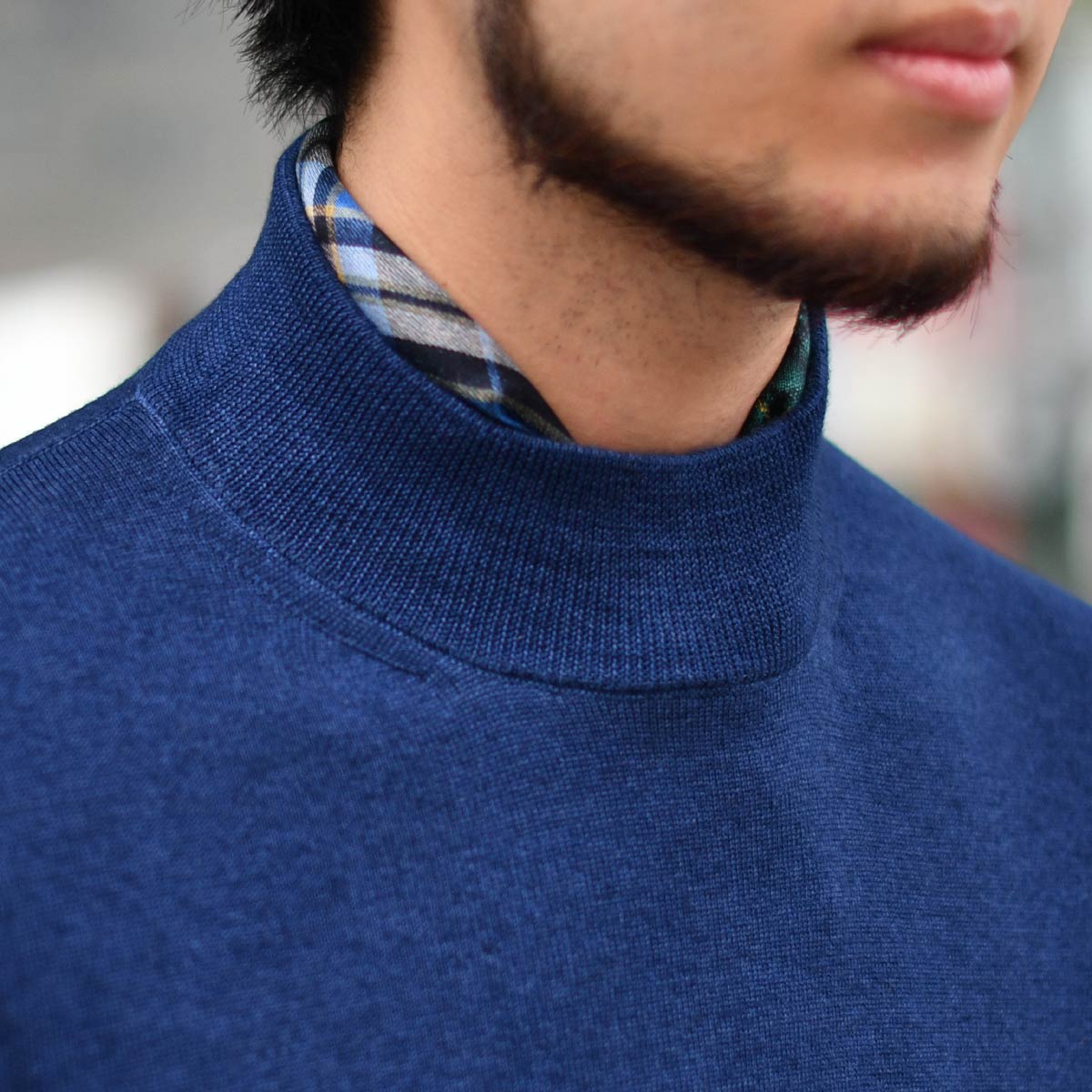 BAFY（バフィー） BAFY【バフィー】ハイゲージモックネックニット 14G