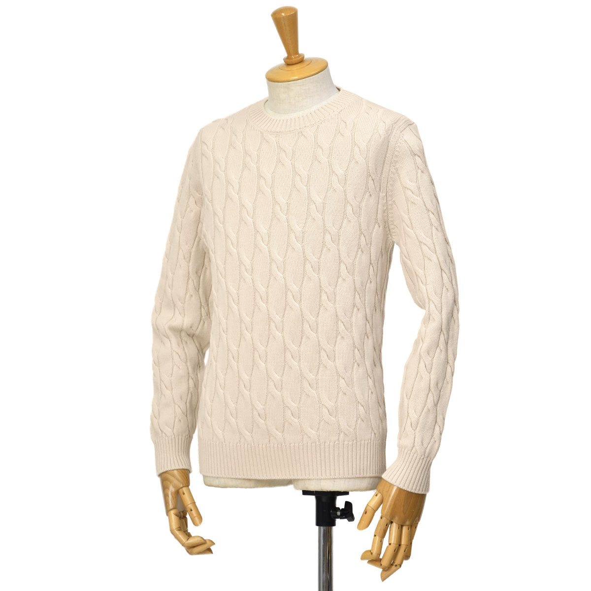 BAFY（バフィー） BAFY【バフィー】ケーブルクルーネックニット 4113