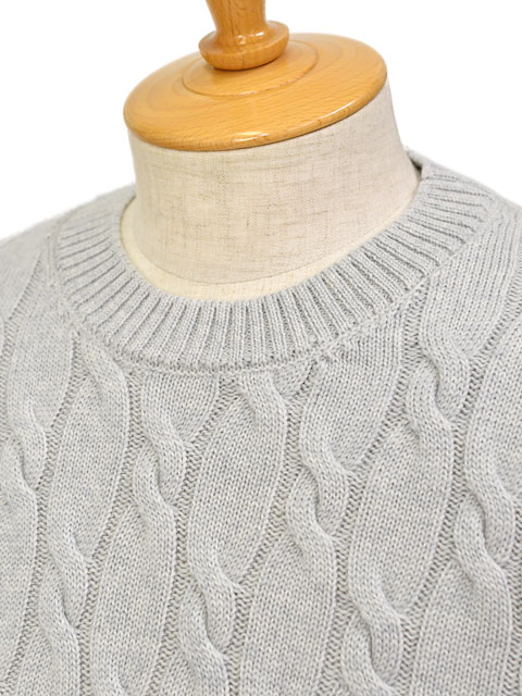 BAFY（バフィー） BAFY【バフィー】ケーブルクルーネックニット 4113