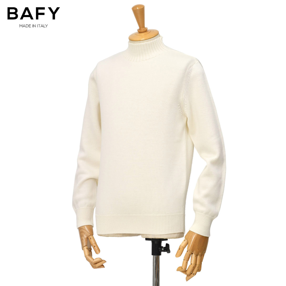 BAFY（バフィー） BAFY【バフィー】ミドルゲージモックネックニット 7G 