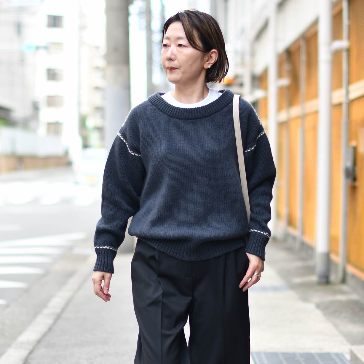 BEGG X CO【ベグ アンド コー】クルーネックニット Sapporo Crew