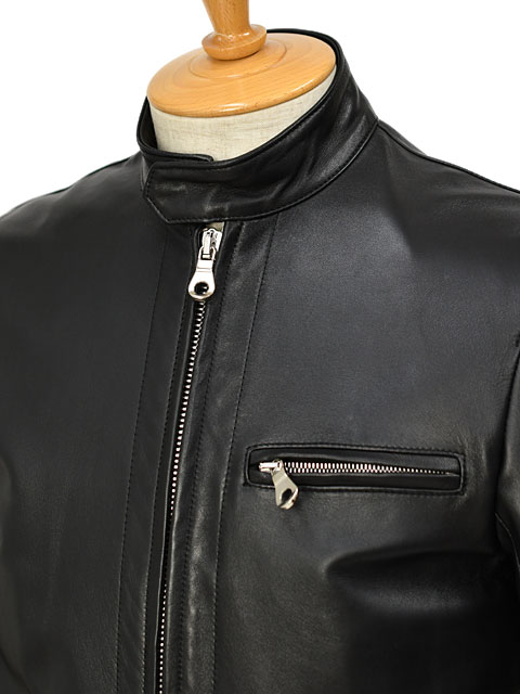 チンクアンタH502 シングルライダース ブラック ナッパレザー 46 cinqant04004blkc.jpg