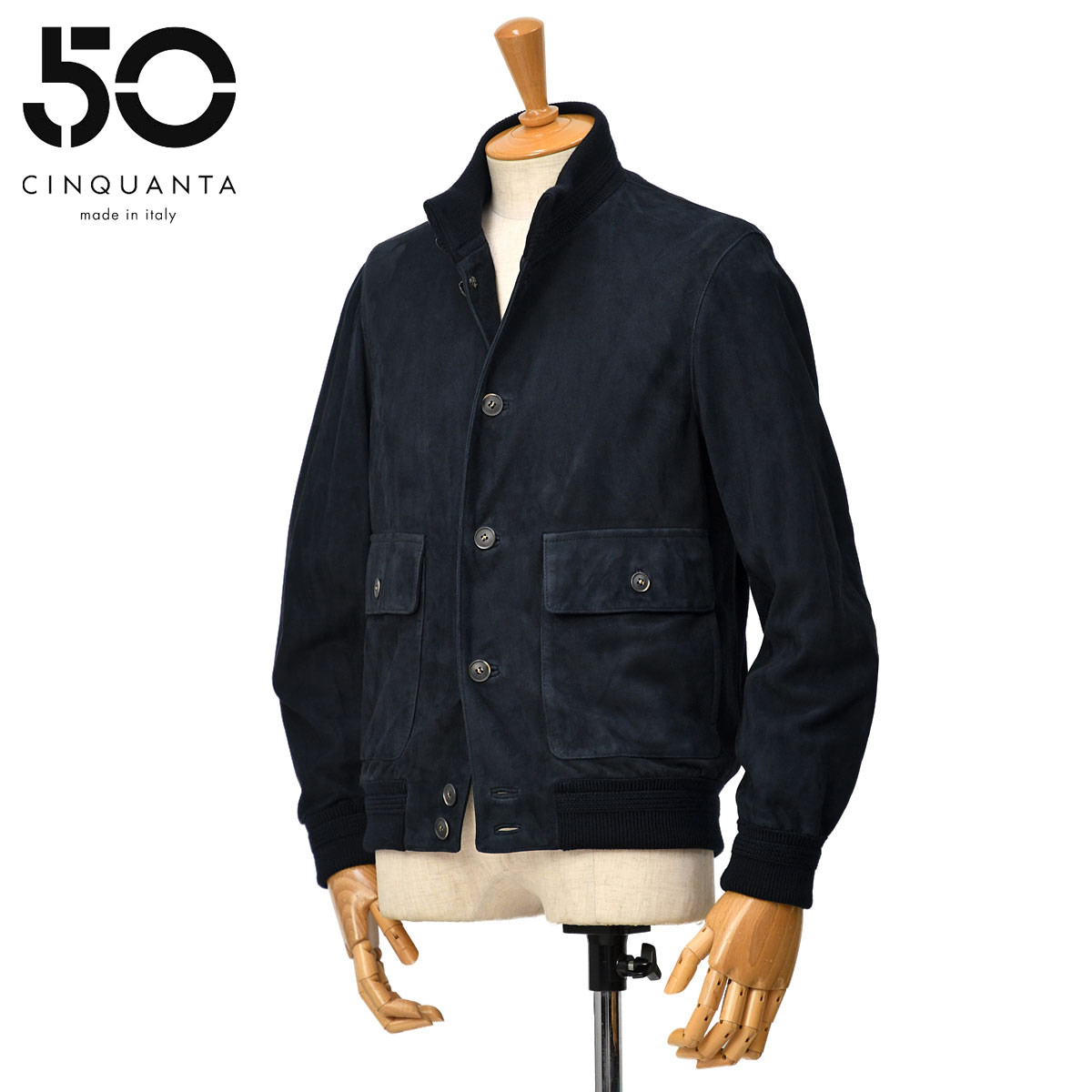 CINQUANTA【チンクアンタ】ドライビングブルゾン H504 2011 6069 NAVY