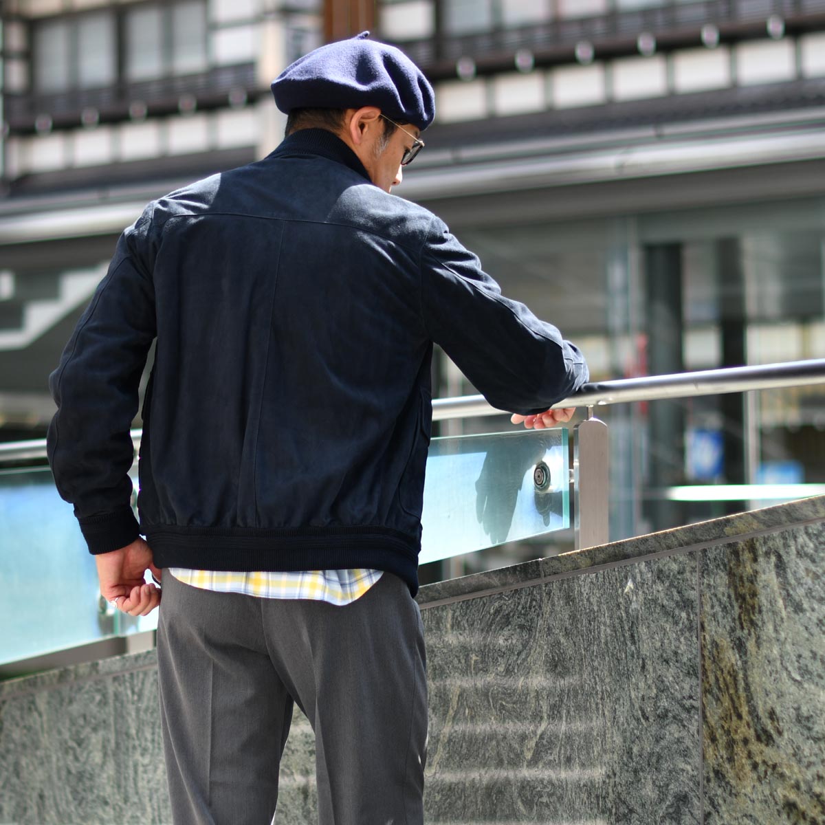 CINQUANTA【チンクアンタ】ドライビングブルゾン H504 2011 6069 NAVY