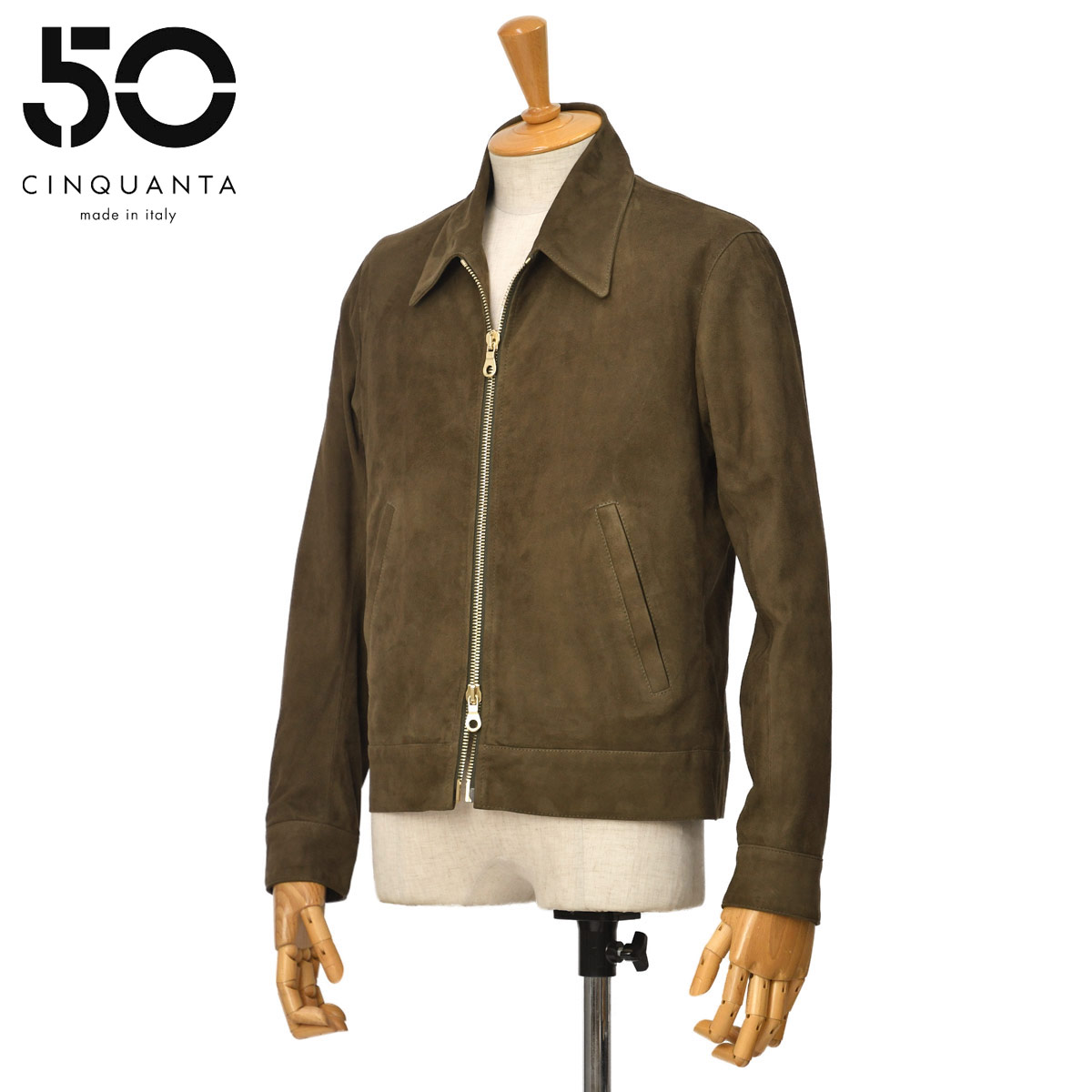 CINQUANTA【チンクアンタ】レザーブルゾン R533 2012 6113 LAND ゴート
