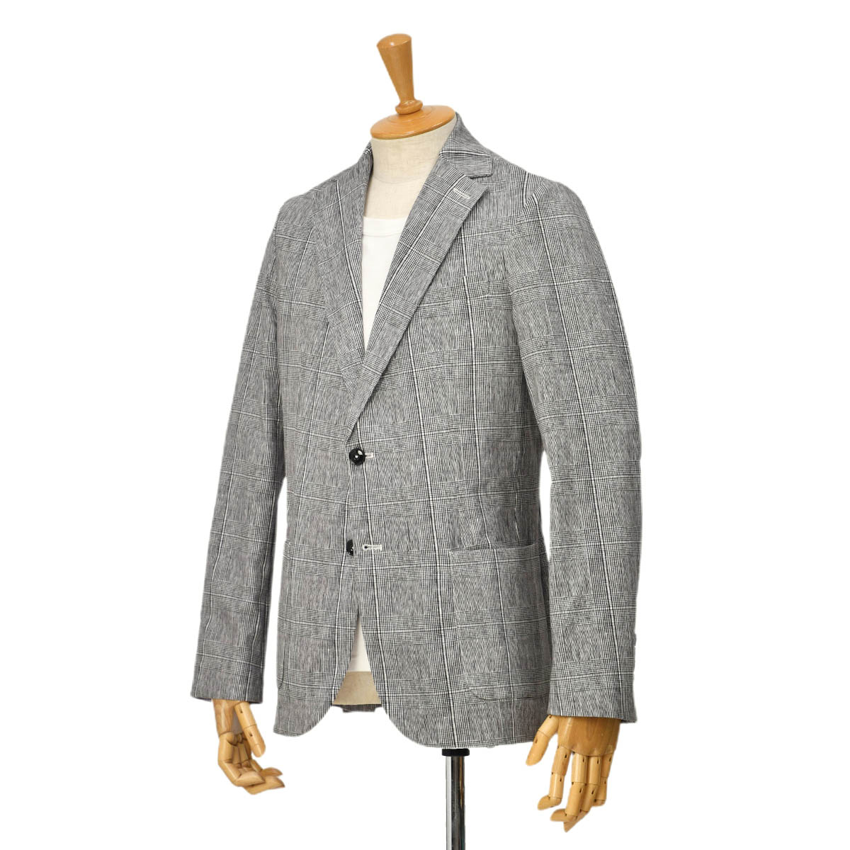 チルコロ1901 ✨美品 ジャージージャケット 1901【チルコロ SALE】CIRCOLO 【FINAL 1901） 1901（チルコロ CIRCOLO 46 グレー系 グレンチェック ジャケット・アウター