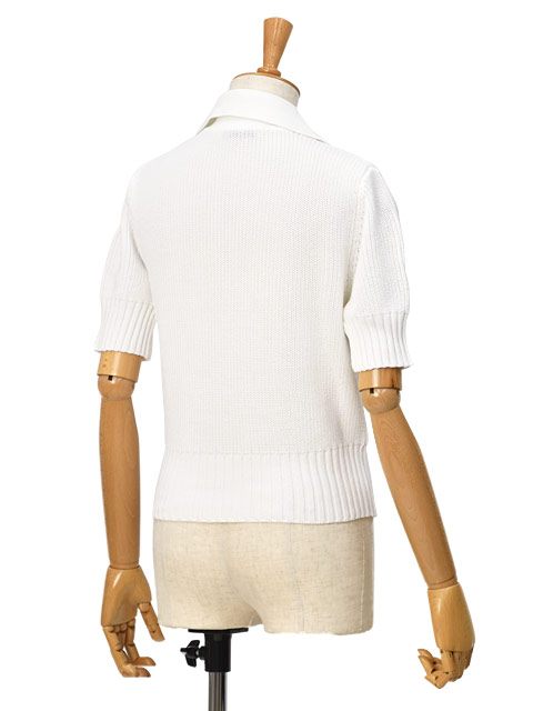 FILIPPO DE LAURENTIIS【フィリッポ デ ローレンティス】スキッパー PL3MCSK CM7P BIANCO OTTICO コットン ホワイト FILIPPO DE LAURENTIIS【フィリッポ デ ローレンティス