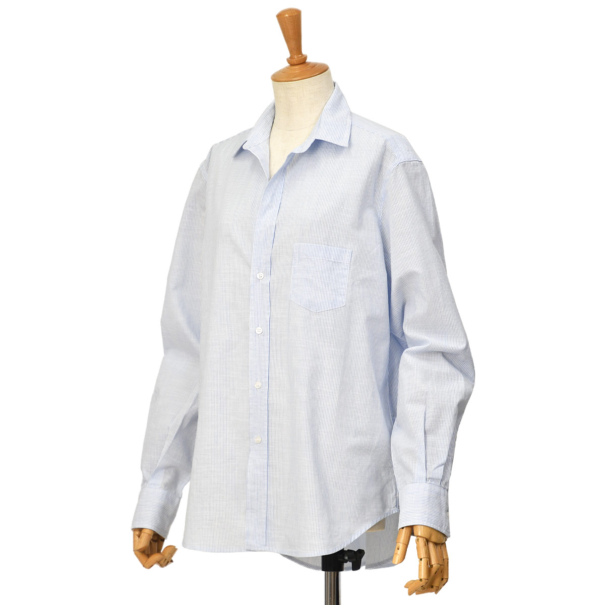 希少S＊極美品＊フランクアンドアイリーン Eileen コットンストライプシャツ 希少S＊極美品＊フランクアンドアイリーン Eileen コットンストライプ