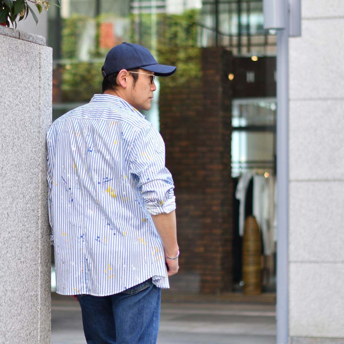 【50％OFF】【sizeM】Frank＆Eileen【フランク＆アイリーン】レギュラーカラーシャツ FINBAR/SPLP 3720700105  073 BLUE コットン ストライプペイント ブルー : frank04001blu : Cinq essentiel - 通販 -  Yahoo!ショッピング