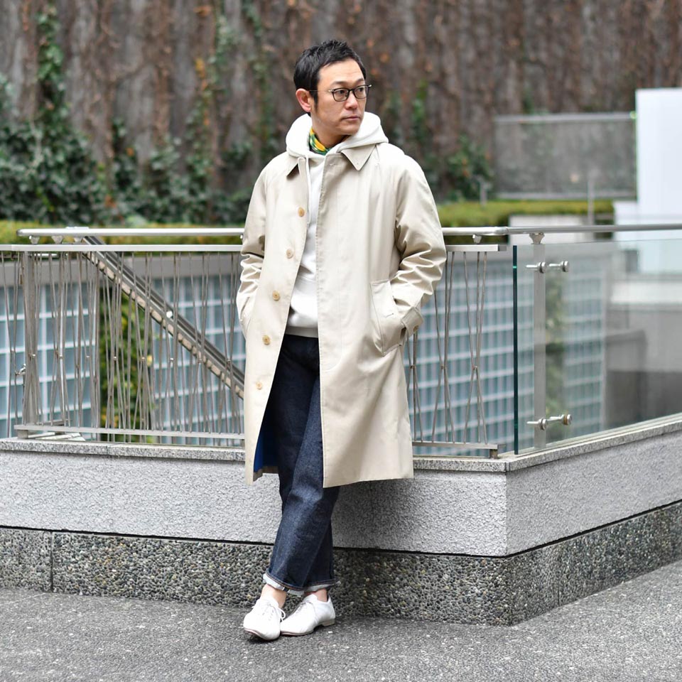 GRENFELL【グレンフェル】ステンカラーコート SLIM CAMPBELL GRENFELL CLOTH STONE コットン ライトベージュ  :grenfel04013lbe:Cinq essentiel - 通販 - Yahoo!ショッピング