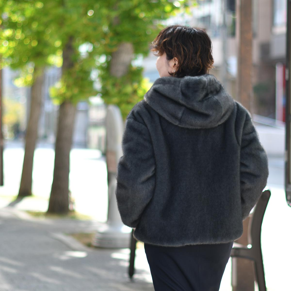 HERNO（ヘルノ） HERNO【ヘルノ】エコファーフーデッドブルゾン