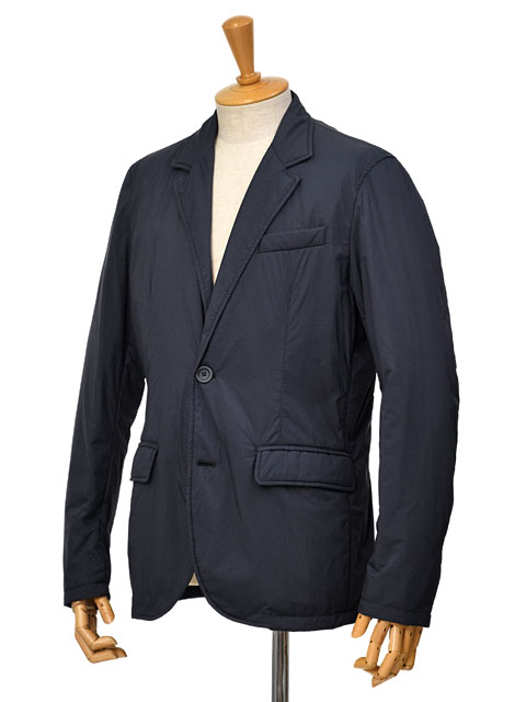 【HERNO】ヘルノ　中綿Pコート　ネイビー　ダブルブレスト HERNO】ヘルノ 中綿Pコート ネイビー ダブルブレスト