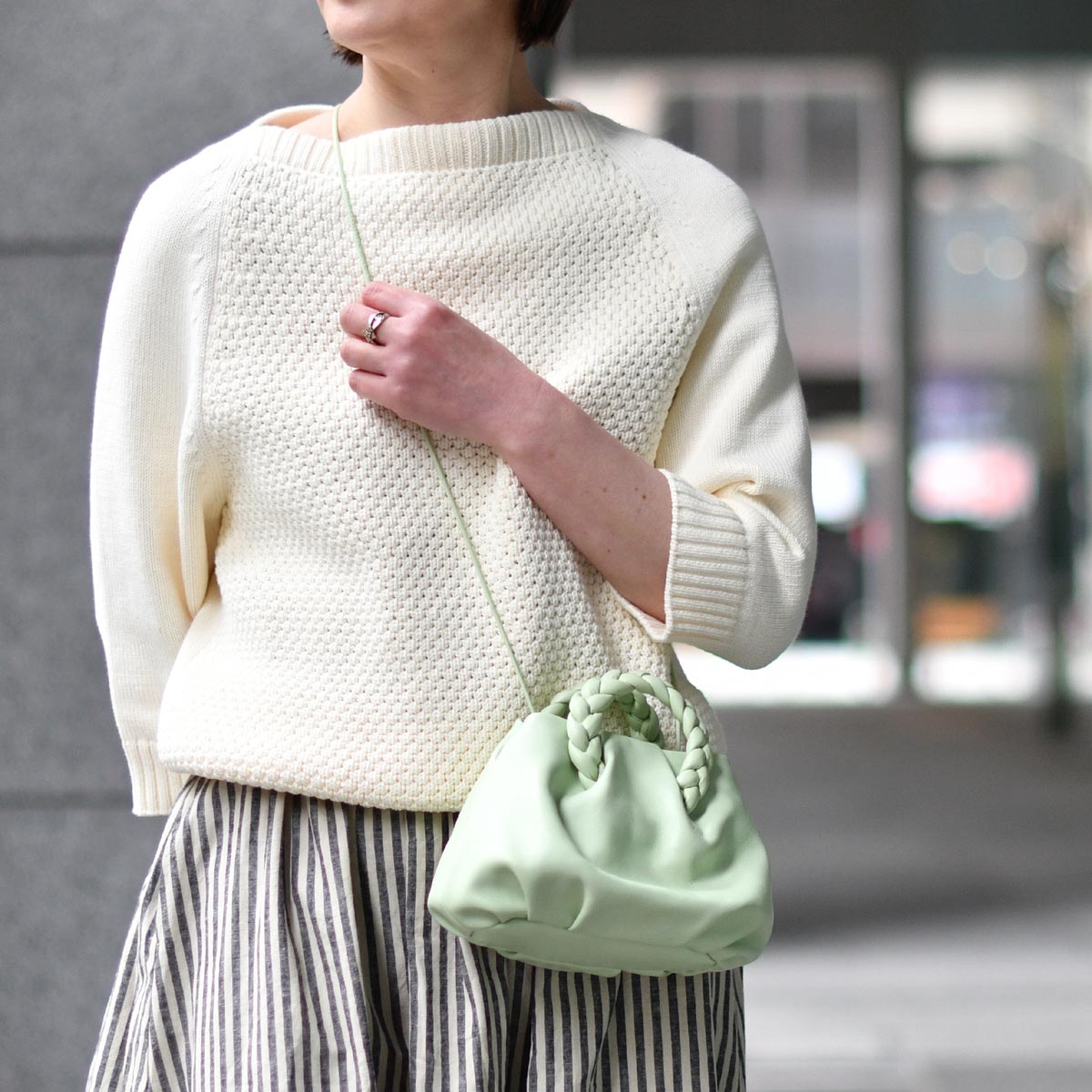 HEREU【へリュー】クロスボディバッグ BOMBON CROSSBODY MINT